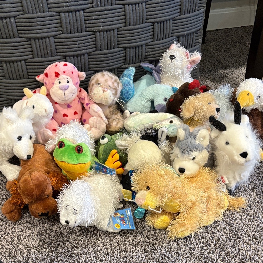 Assorted Webkinz Plush Animal Toys